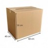 Cajas de Cartón para Mudanzas Almacenaje Transporte con Asas Reforzado (60 x 40 x 50 cm, 30 Unidades)