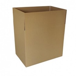 Cajas de Cartón para Mudanzas Almacenaje Transporte con Asas Reforzado (60 x 40 x 50 cm, 30 Unidades)