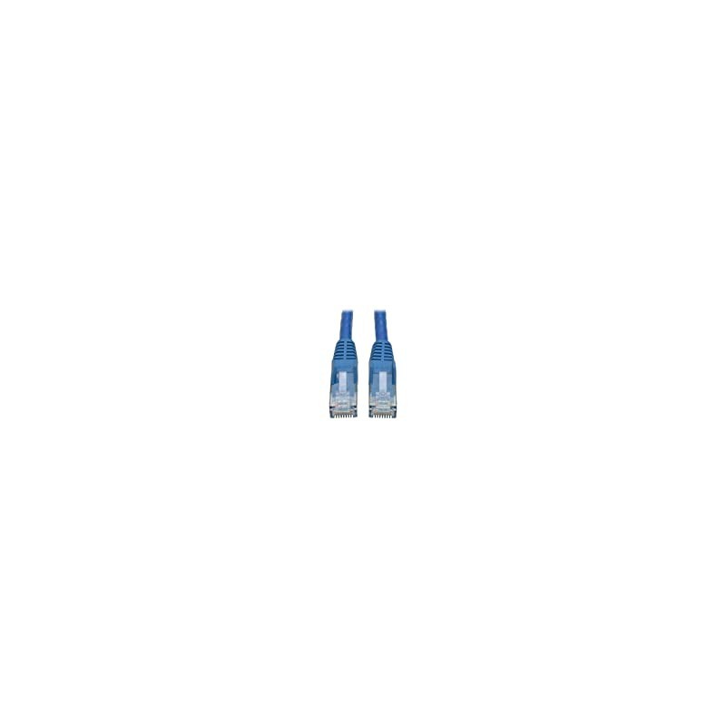 Tripp Lite Cat6 Gigabit Snagless Molded Patch Cable (RJ45 M/M) - Blue, 10-ft.(N201-010-BL)